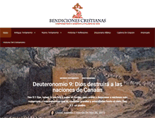 Tablet Screenshot of bendicionescristianaspr.com